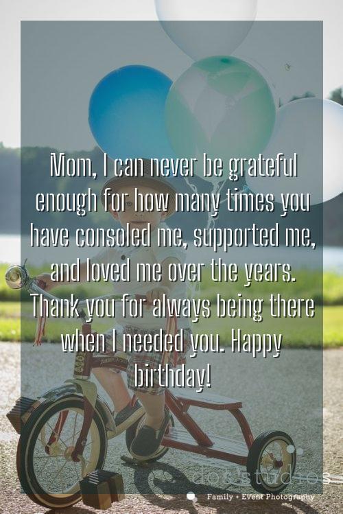 LovingBirthday Messages for Momfrom Daughter
